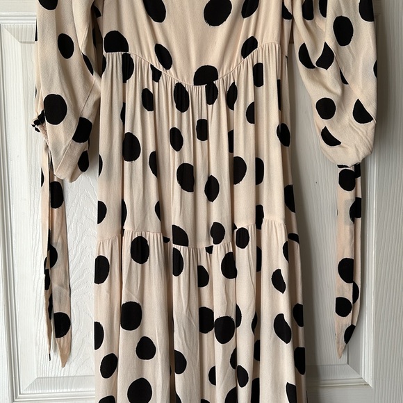 Kivari Polka Dot Midi Dress S - Picture 3 of 13